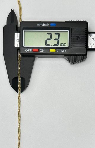 Cadena Singapour de oro de 18k, 6.22 g, 55 cm.