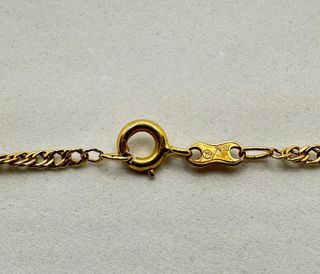 Cadena Singapour de oro de 18k, 6.22 g, 55 cm.