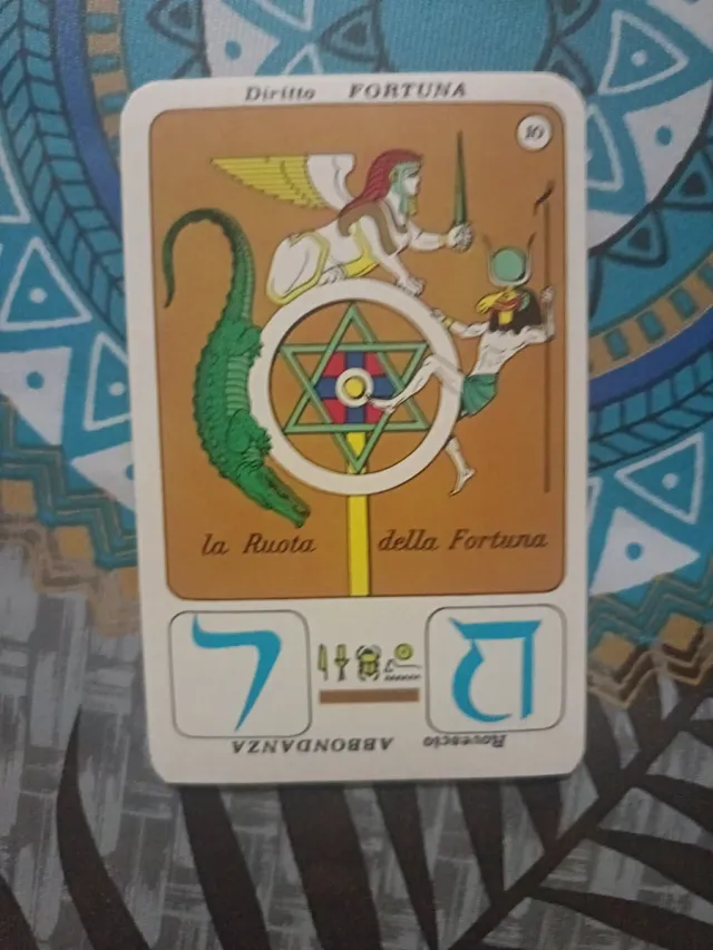 Tarocchi Egizi Aperol 1973 Rari Set completo