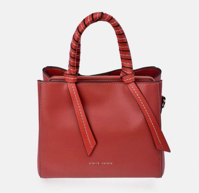 Bolso Tote Mini Pierre Cardin Rojo