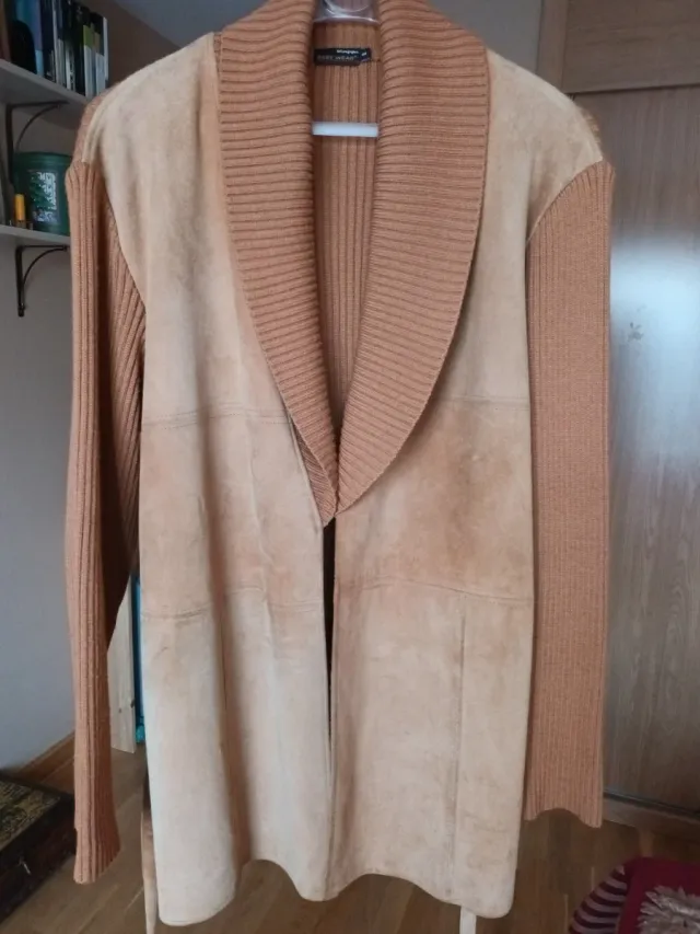 Chaqueta ante y punto