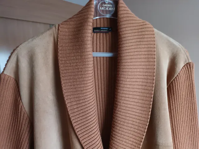 Chaqueta ante y punto