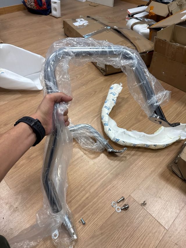 Protettore barra ammortizzatore motore moto