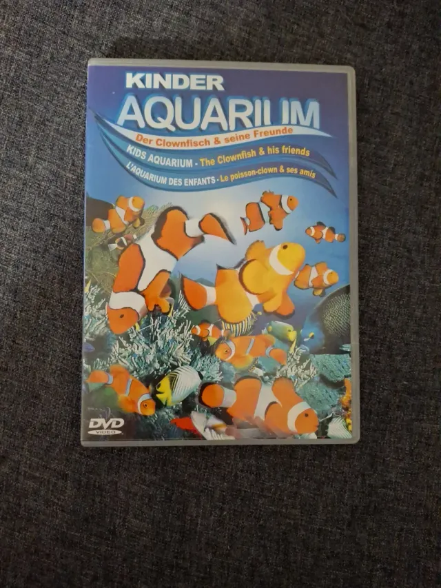 DVD  Infantil Aquarium (Inglés, Francés, Aleman