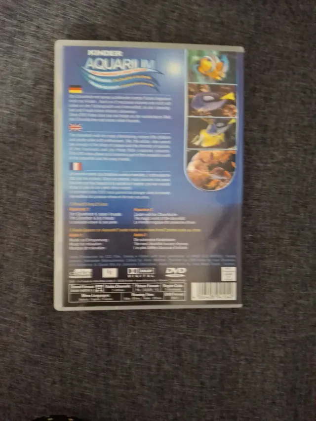 DVD  Infantil Aquarium (Inglés, Francés, Aleman