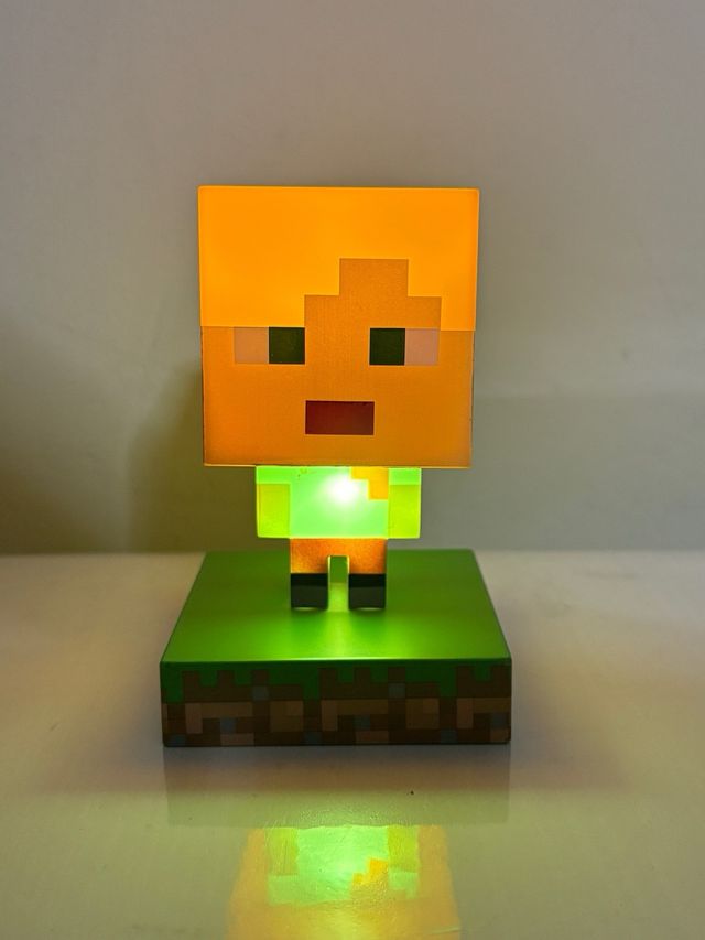 Lámpara Minecraft Alex