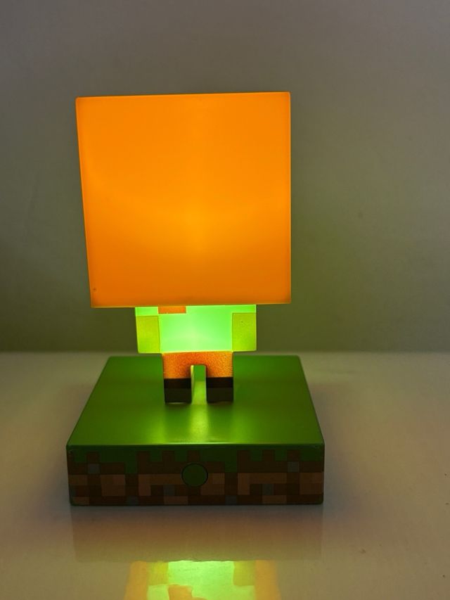 Lámpara Minecraft Alex