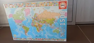Puzzle Mapa del Mundo Educa 1500 Piezas
