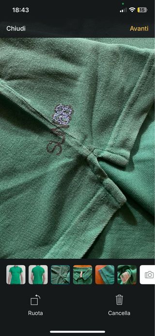 Polo verde Sun68 bambino