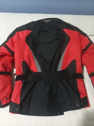 Chaqueta Moto Prexport Negra y Roja