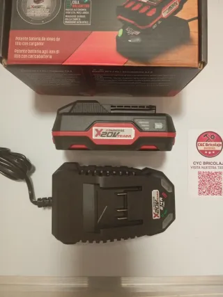Parkside Batería 20V 2Ah + Cargador 2.4A