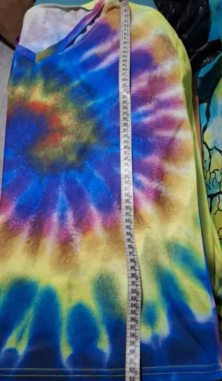 Camiseta mujer tie-dye manga larga