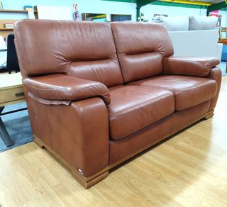 SALDO SOFA 3+2 DE PIEL 100%, MODELO DANVES! OFERTA