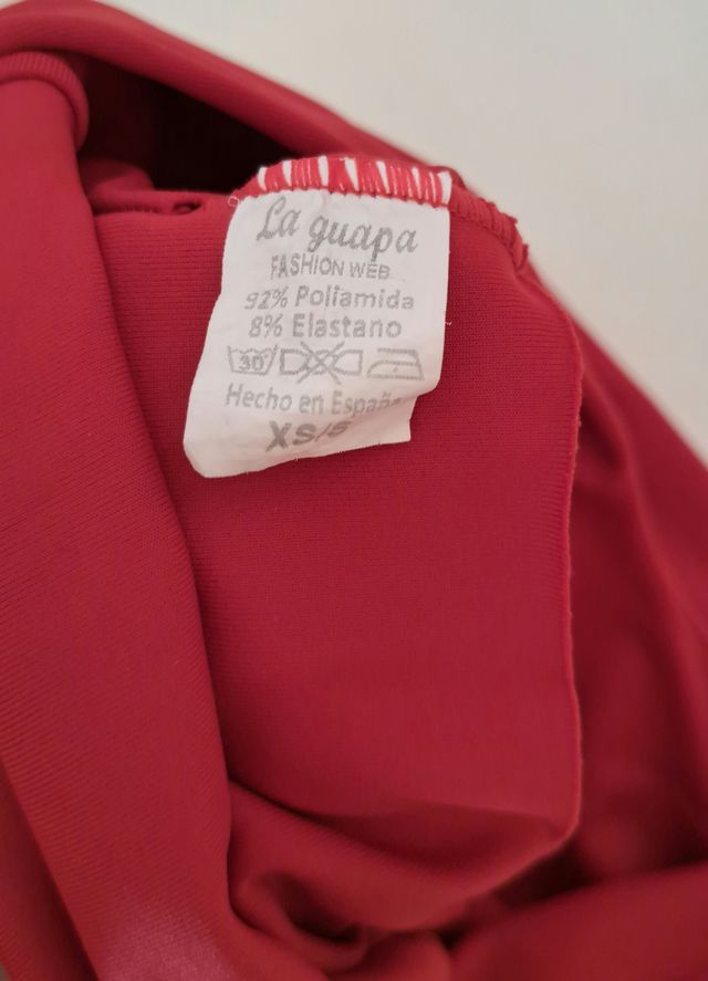 Vestido rojo La Guapa Fashion Talla XS/S