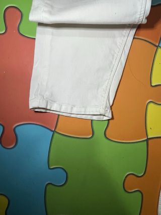 Vaqueros blancos talla XL