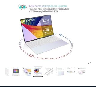 LG Gram Style 16 Irisado Poco uso y con caja