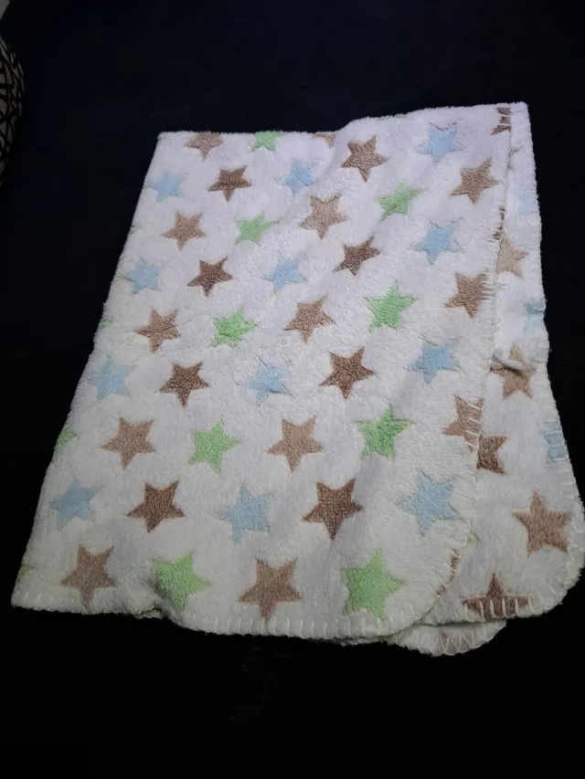 Manta de bebé con estrellas