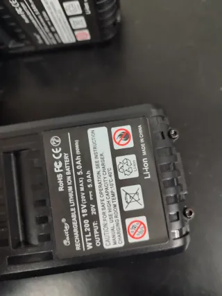 Bateríaspasa herramientas eléctricas 18V 5.0Ah Lit