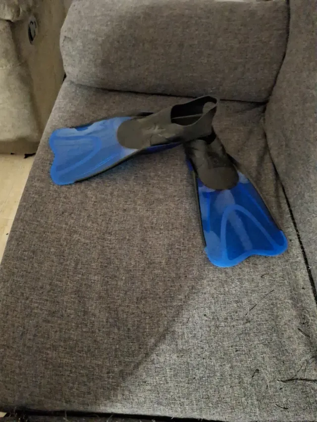 Aletas de buceo SUBEA azules, talla 36/37.