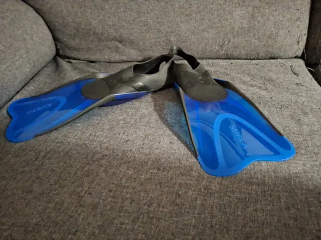 Aletas de buceo SUBEA azules, talla 36/37.