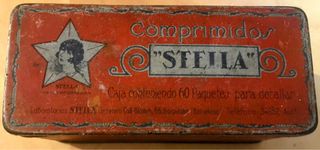 Scatola/barattolo/latta/ottone/scatola di latta/vintage