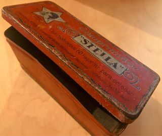 Scatola/barattolo/latta/ottone/scatola di latta/vintage