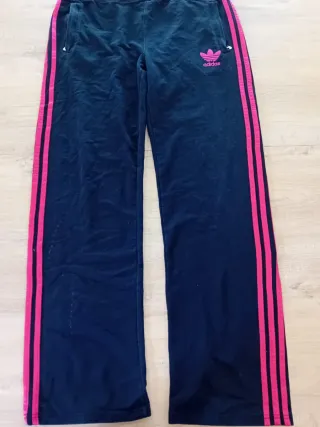 Pantalón Adidas negro y rosa