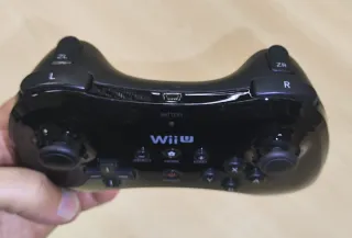 Mando Pro Wii U Nintendo Negro