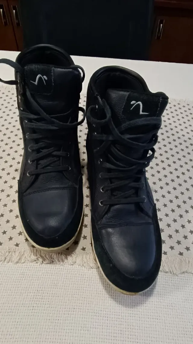 Botas de moto negras talla 45