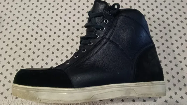 Botas de moto negras talla 45