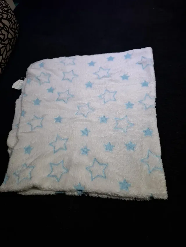 Manta de bebé con estrellas