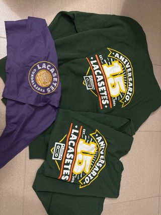 Ropa Peña Lacasetes Verde y Morado