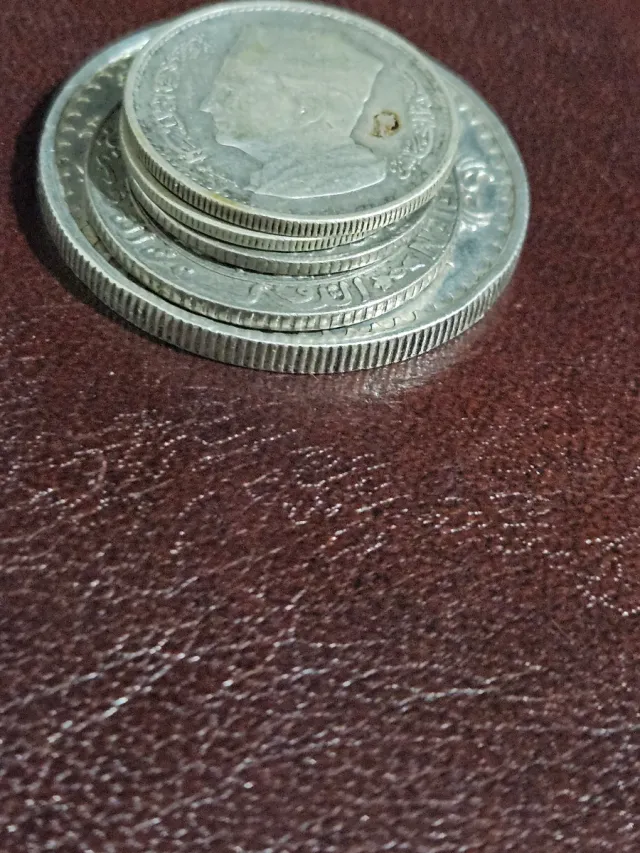 Lote de 5 monete antiche in argento collezione