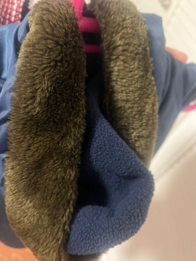 Chaqueta impermeable para perro azul