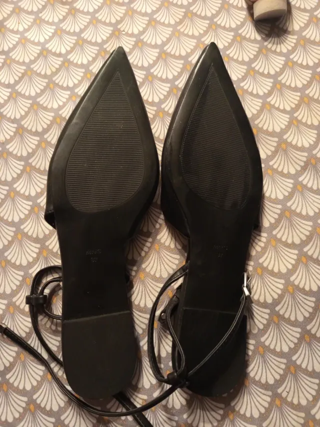 Zapatos Mango Negros Talla 37