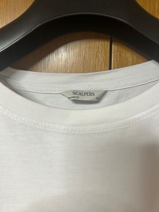 Camiseta Estampada Scalpers Blanca Talla 4XL