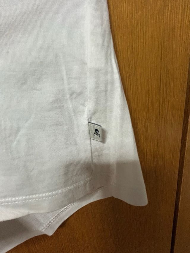 Camiseta Estampada Scalpers Blanca Talla 4XL