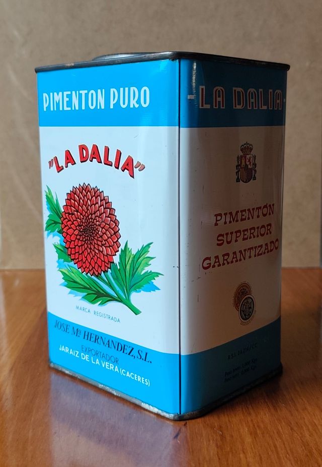 Lata Vintage Pimentón La Dalia Anni '60-'70