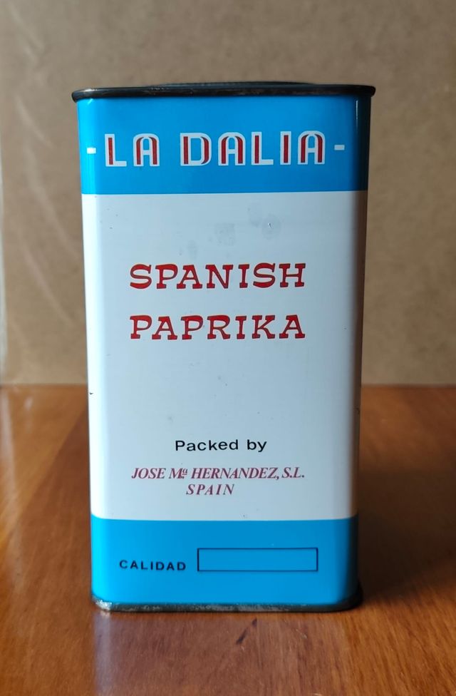 Lata Vintage Pimentón La Dalia Anni '60-'70