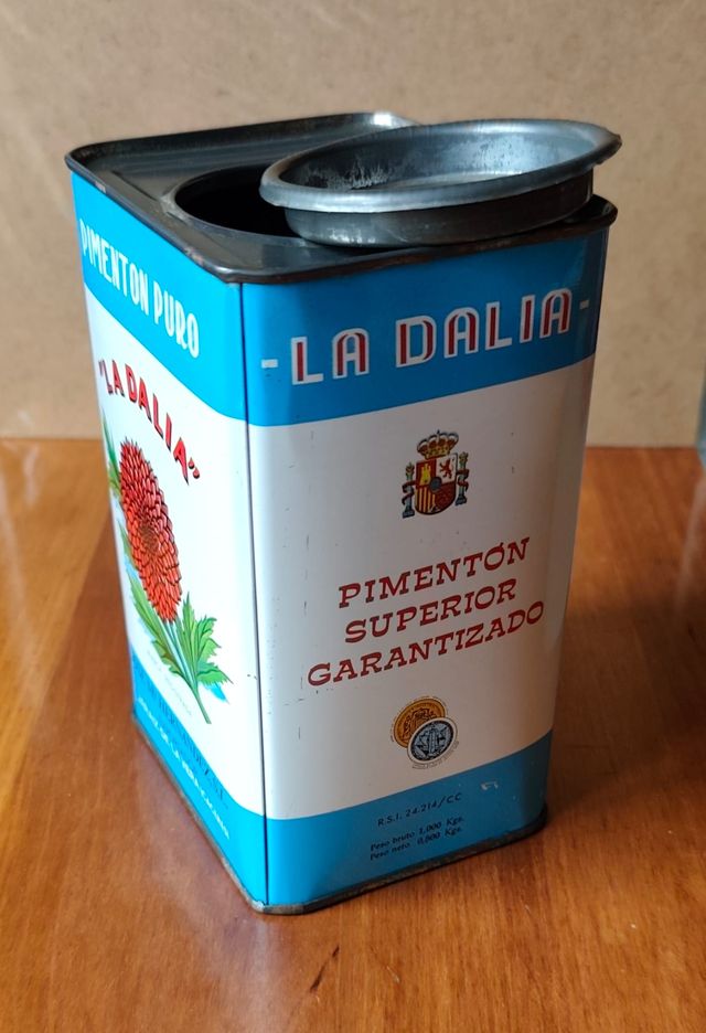 Lata Vintage Pimentón La Dalia Anni '60-'70