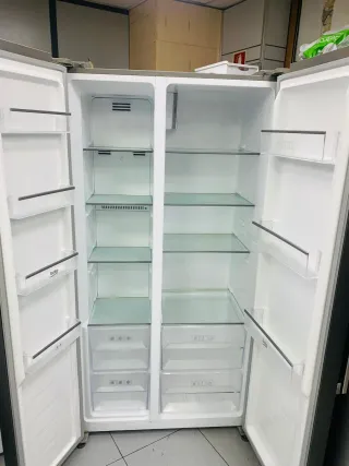 Nevera Americana Beko inox con garantía