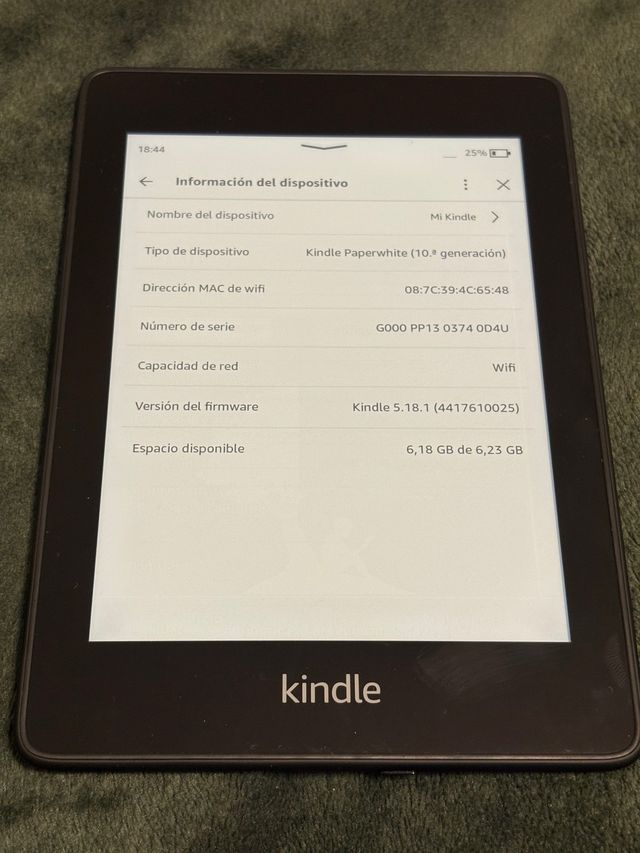 Kindle Paperwhite 10ª Geração