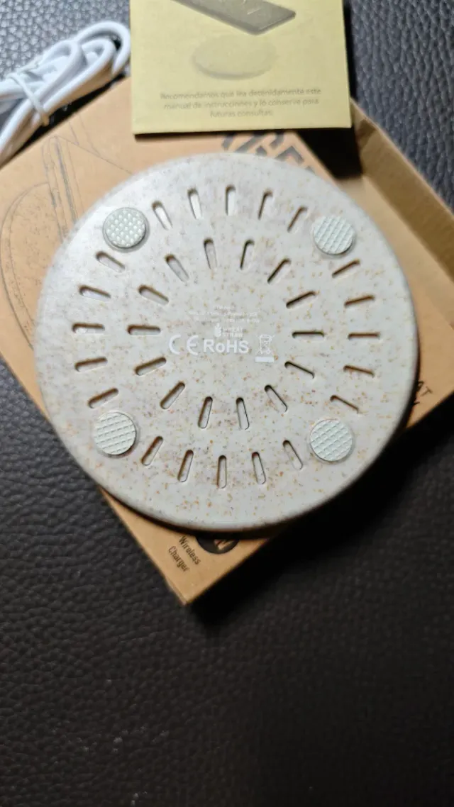 Cargador Inalámbrico 10W ¡Nuevo a Estrenar!