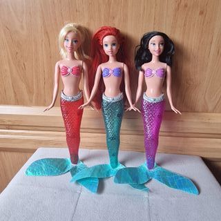 Lote 3 Sirenas Ariel, Arista y Alana