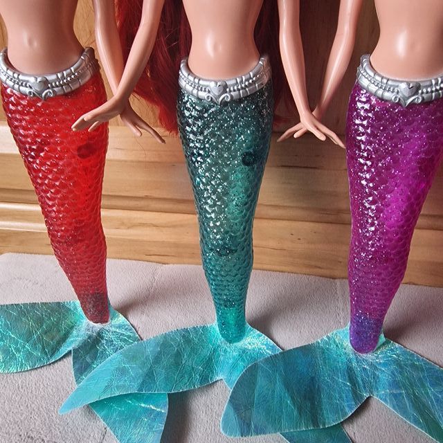 Lote 3 Sirenas Ariel, Arista y Alana