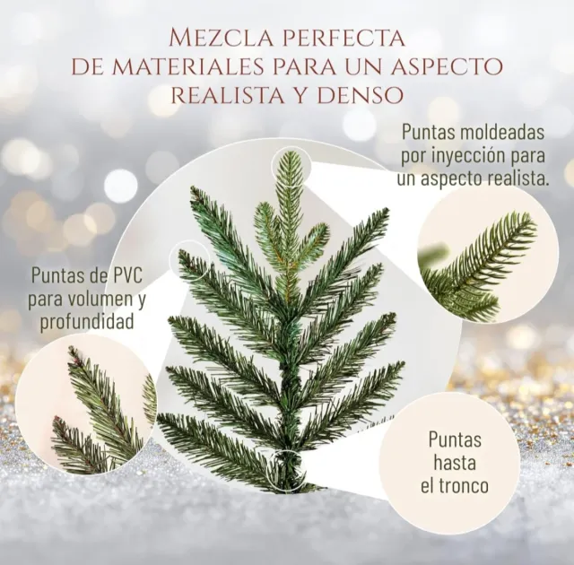 Árbol de Navidad PURE LIVING 180cm Realista