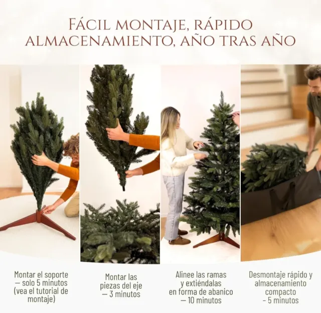 Árbol de Navidad PURE LIVING 180cm Realista
