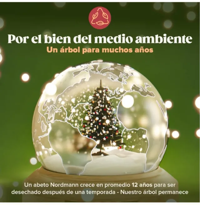 Árbol de Navidad PURE LIVING 180cm Realista