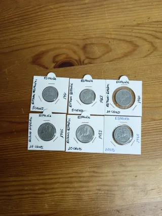 20 Monedas de colección de aluminio