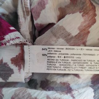 Falda estampada Zara